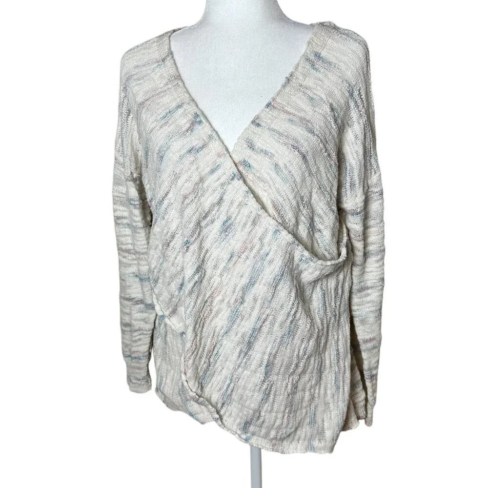 URBAN OUTFITTERS Kimchi Blue Wrap Front Crossover Sweater Size Large